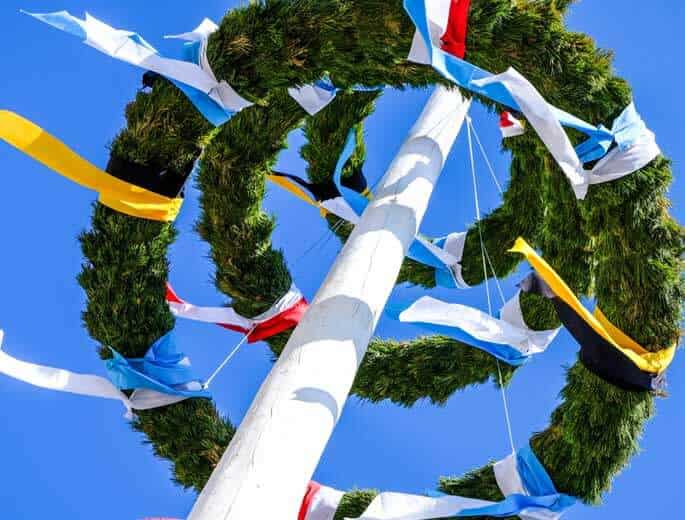 Maibräuche Maibaum
