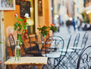Cafe in Rom