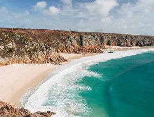 Cornwall Küste Porthcurno