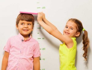 Messskala im Kinderzimmer
