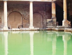 Bath Römisches Bad mit Säulen
