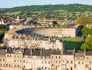 Bath Royal Crecent Häuserlandschaft