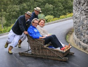 Madeira Funchal Korbschlitten