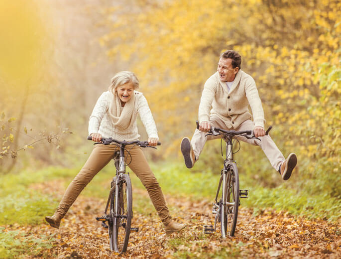 fahrrad fahren wenig fleisch und natürlich