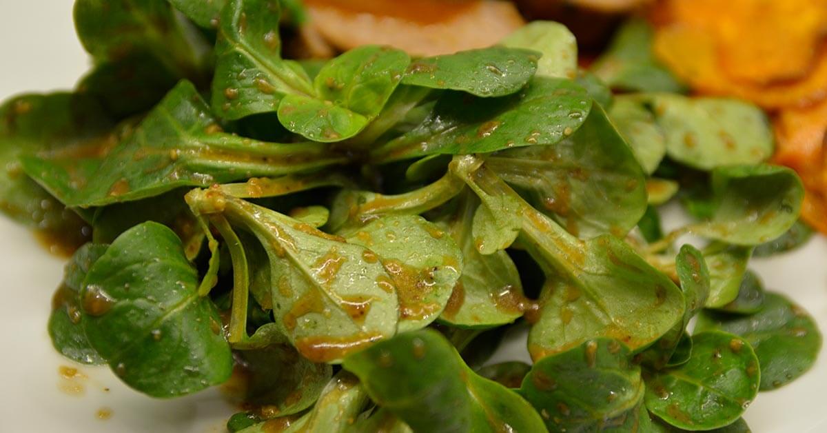 Feldsalat Mit Apfel Senf Dressing Silberherzen De